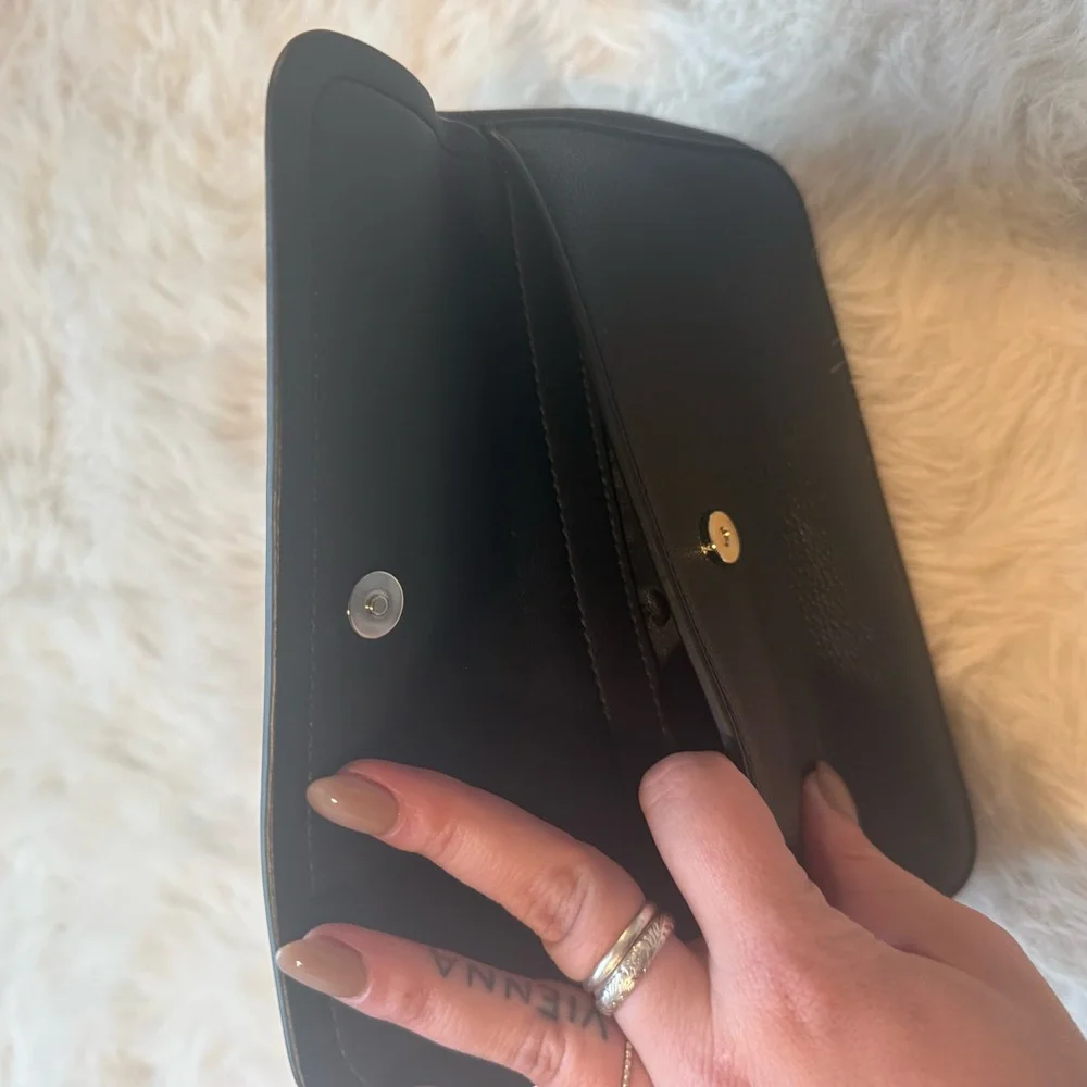 Kate Spade Black Leather Wristlet - Picture 3 of 6